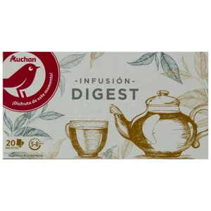 PRODUCTO ALCAMPO Infusión de manzanilla, menta y anís verde 20 uds. 30 g.