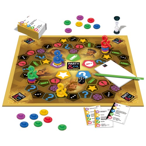 Party & Co. Original Juego de Mesa, de 3 a 20 Jugadores +14 Años JUMBO