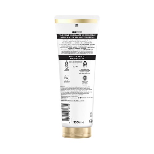 PANTENE Pro-v hydra revitaliza Acondicionador con o sin aclarado, para cabellos normales y secos 350 ml