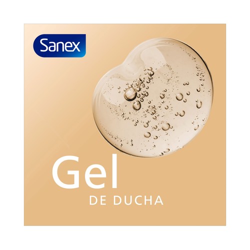 SANEX Cuidado experto aceite Gel hidratante para ducha o baño, para pieles secas 600 ml.