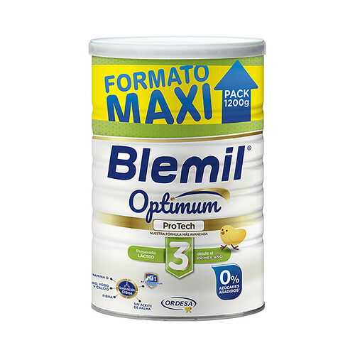 BLEMIL Preparado lácteo (3) de crecimiento, desde el primer año BLEMIL Optimum 1200 g.