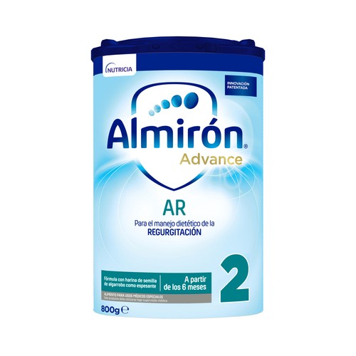 ALMIRÓN Leche (2) de continuación antiregurgitación a partir de 6 meses ALMIRÓN Ar 800 g.