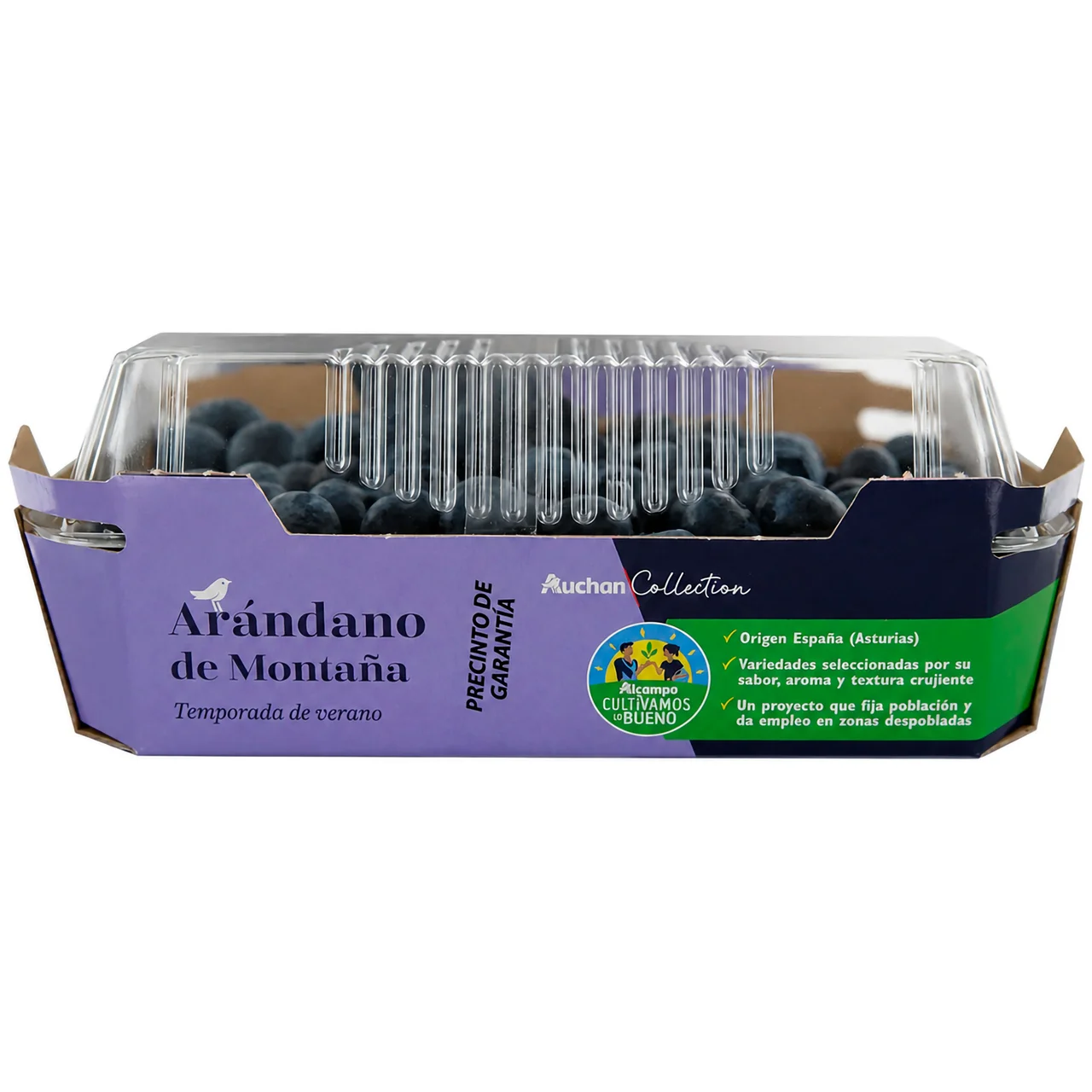 ALCAMPO CULTIVAMOS LO BUENO Arándanos de montaña de temporada 500 g.