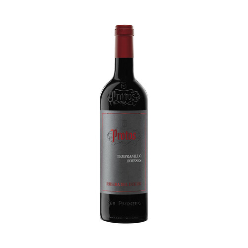 PROTOS Vino tinto (10 meses) con D.O. Ribera del Duero botella de 75 cl.