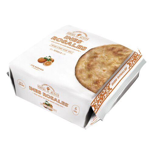 Tortas de aceite con naranja INÉS ROSALES 180 gr,