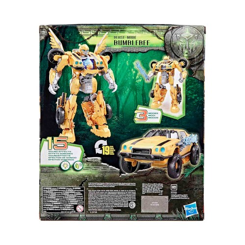 Transformers Película 7 Bumblebee modo bestia, +6 Años.
