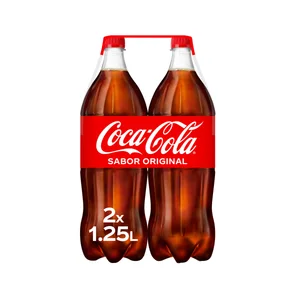 COCA COLA Refresco de cola sabor original pack 2und.de 1.25 l. Botella