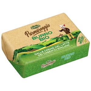 PARMAREGGIO Burro bio Pastilla de mantequilla ecológica 125 g.