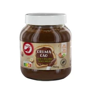 PRODUCTO ALCAMPO Crema de avellanas con cacao bote de 750 g.
