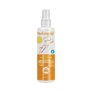 REDUMODEL Sun care Spray protector solar reductor y reafirmane con FPS 30 (alto) 150 ml.