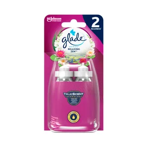 GLADE Sense & spray Recambios para ambientador con fragancia infusionada con aceites esenciales 2 x 18 ml.