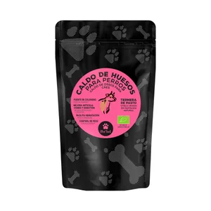 PET"BEL Caldo de hueso de ternera ecológica para perros 230 ml.