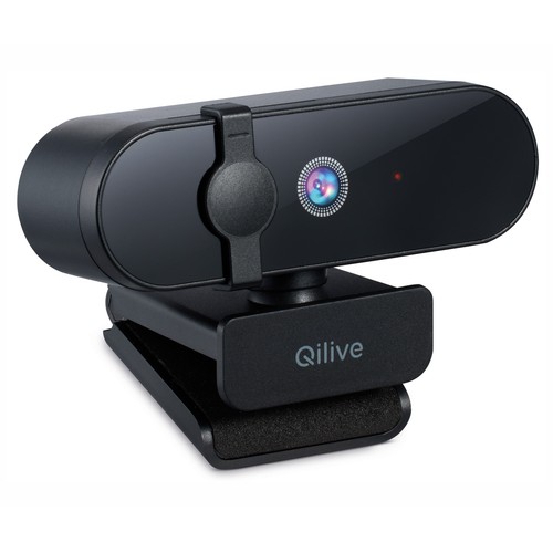 WebCam QILIVE FHD Q.3554 2026, con pinza, color negro