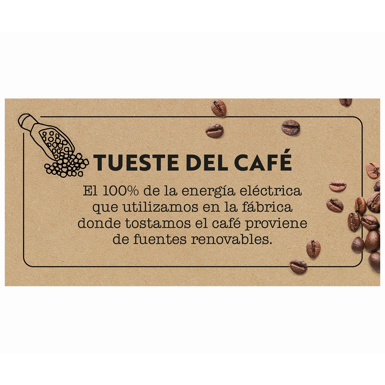 Café molido natural del Trópico 500 g.