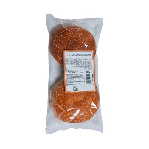 Pan de hamburguesa normal 2 uds. 150 g.