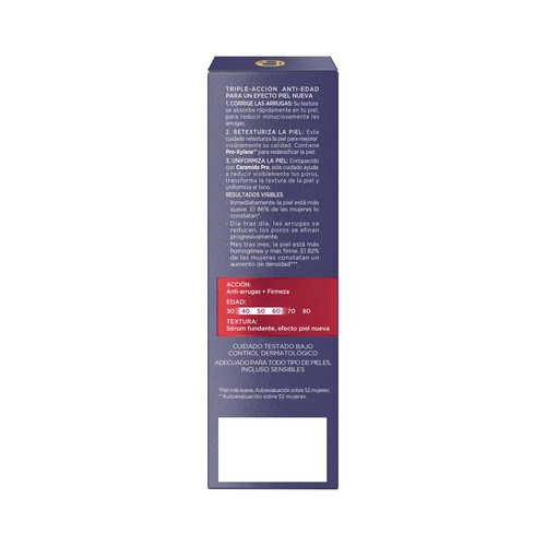 L´ORÉAL PARIS Revitalift laser Sérum antiedad con Pro-xylane y efecto nueva piel 30 ml.