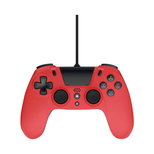 Mando con cable para PS4 y Pc, color rojo, VX-4 GIOTECK.