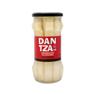 Imagen de DANTZA Espárragos blancos de Navarra 8/10 piezas frasco de 325 g.