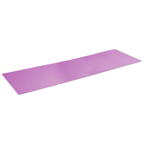 Esterilla de yoga Pro 183x61x0,6cm color gris, rosa o morado, FITNESS.
