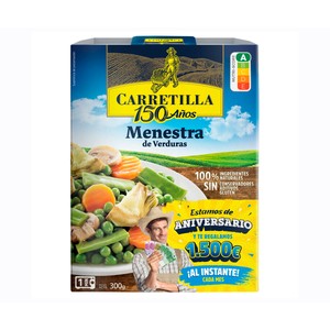 Imagen de CARRETILLA Menestra de verduras con aceite de oliva 300 g.