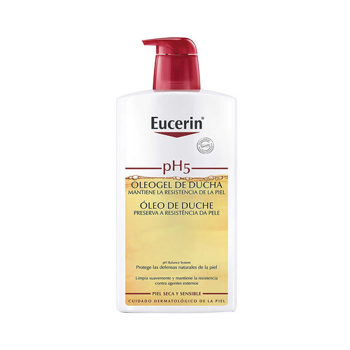 EUCERIN Oleogel de ducha para piel seca y sensible EUCERIN pH5 1 l.