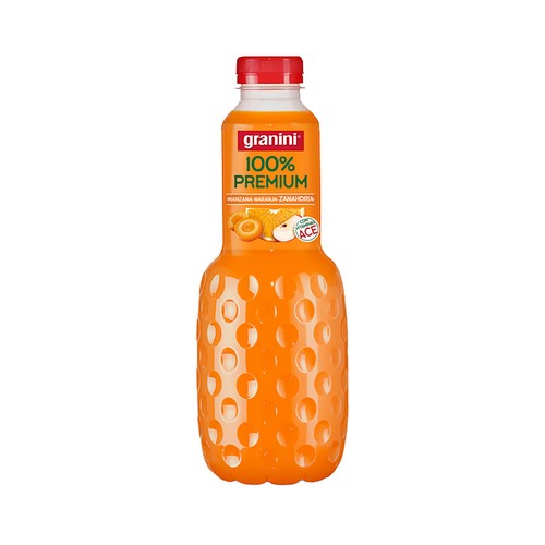GRANINI Zumo de manzana, naranja y zanahoria 100% premium GRANINI 1 l.
