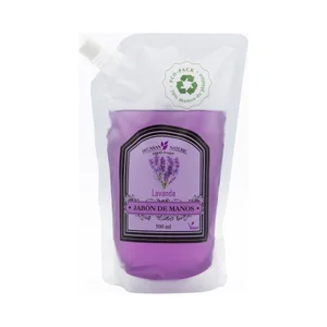 BECASAN NATURE Recambio de jabón de manos con textura crema y fragancia a Lavanda BECASAN NATURE 500 ml.