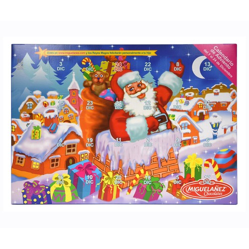 MIGUELAÑEZ Calendario de Adviento de chocolate 75 g.