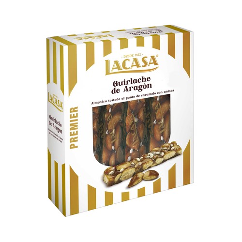 LACASA Turrón de guirlache de Aragón 240 g.