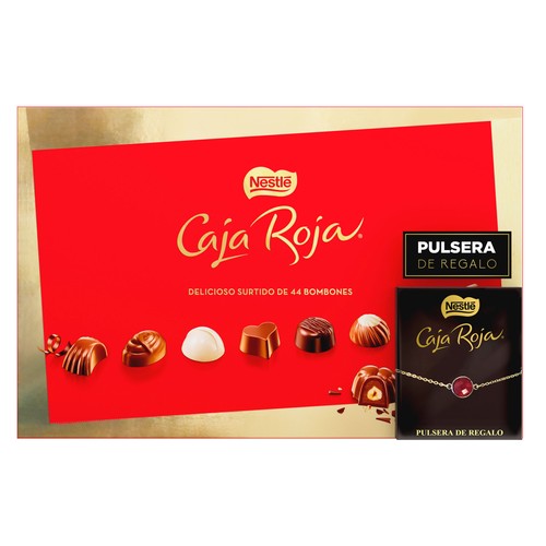 NESTLÉ Caja Roja Bombones con pulsera 400 g.