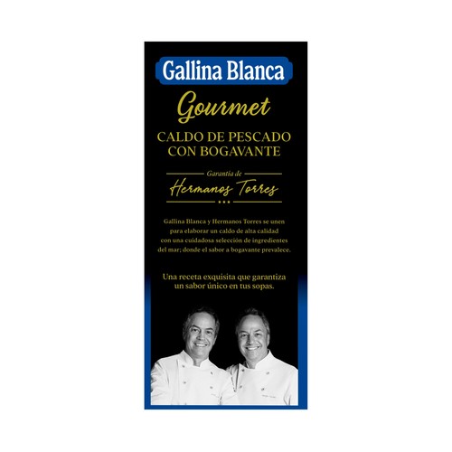 GALLINA BLANCA Caldo gourmet de rape y bogavante 1 l.