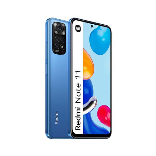 XIAOMI Redmi Note 11 azul ocaso, 128GB + 4GB Ram, pantalla 16,3cm(6,43).