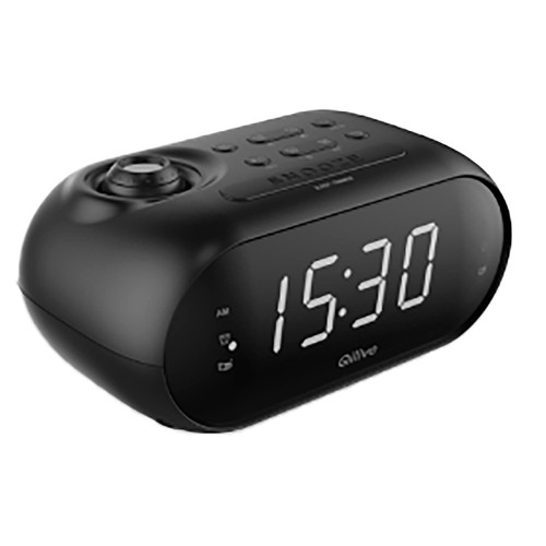 Radio despertador QILIVE Q.1158, color negro.