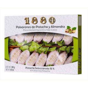 Imagen de 1880 Polvorones de pistacho y almendra 280 g.