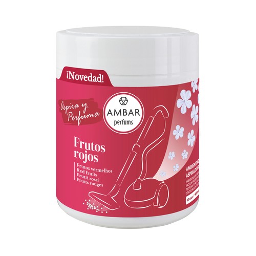 AMBAR Ambientador aspiradora olor frutos rojos 400 ml.