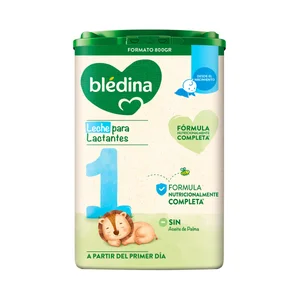 BLÉDINA de Danone Leche (1) de inicio para recién nacido, a partir del primer día.