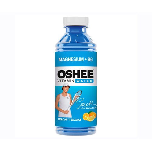 OSHEE Agua vitaminada de naranja y limón 555 ml.