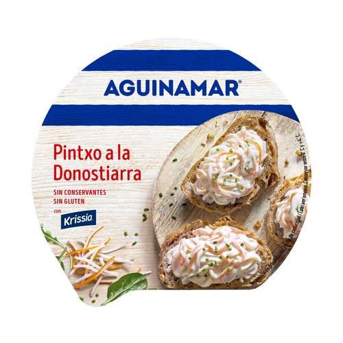 AGUINAMAR Pintxo donostiarra sin gluten 180 g.
