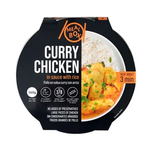MEAL BOX Pollo en salsa de curry con arroz, listo en 3 minutos 360 g.