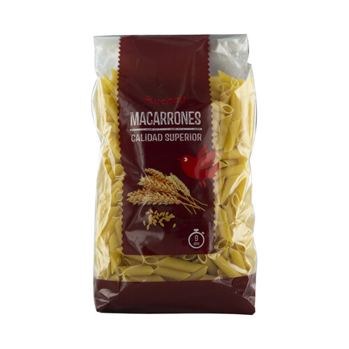 Pasta macarrón PRODUCTO ALCAMPO paquete de 500 g.