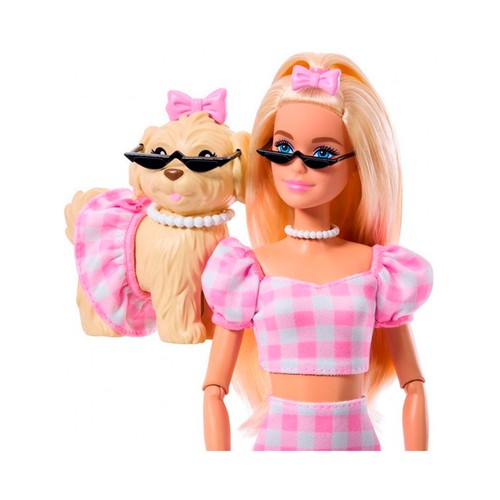 BARBIE Twinning  Looks Muñeca Rubia con Perro