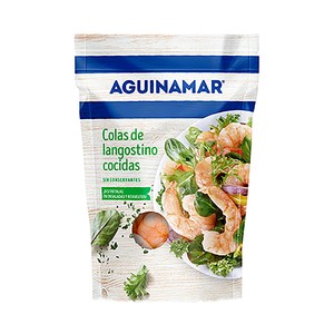 Imagen de AGUINAMAR Colas de langostino al natural 90 g.