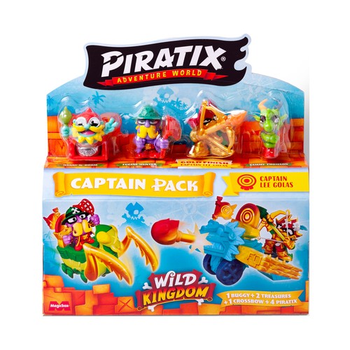 Piratix Wild Kingdom Captain Pack, modelos surtidos MAGIC BOX