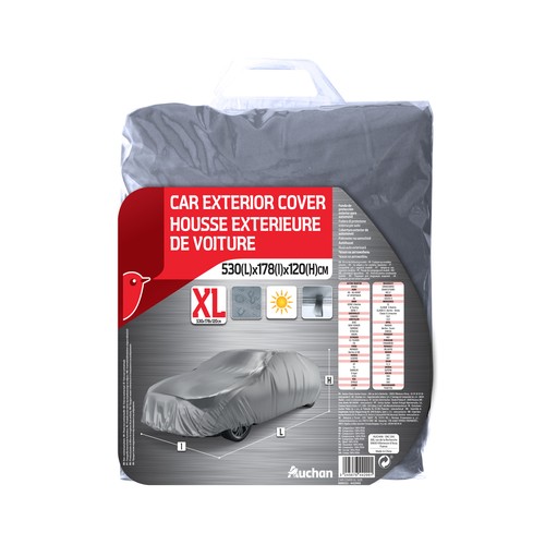 Cubre coche talla XL de 530x178x120cm, PRODUCTO ALCAMPO.