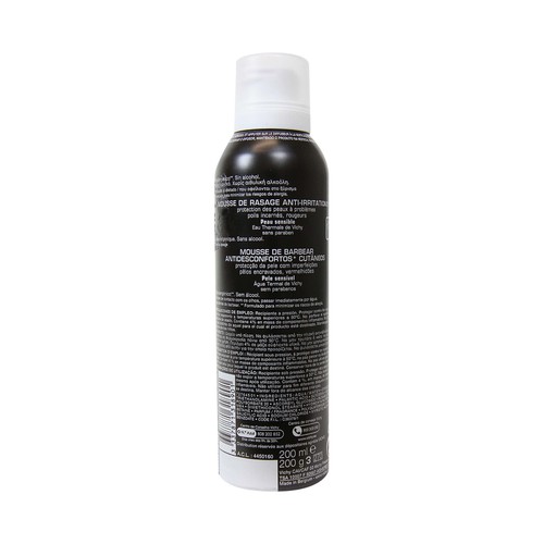 VICHY Espuma de afeitar para pieles secas VICHY HOMME 200 ml.