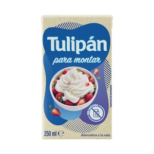 TULIPÁN Alternativa vegetal a la nata (31%) para montar 250 ml.