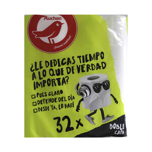 PRODUCTO ALCAMPO Papel higiénico doble capa PRODUCTO ALCAMPO 32 uds.