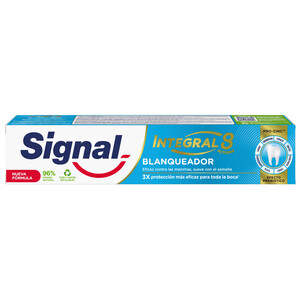 Imagen de SIGNAL Integral 8 Pasta de dientes blanqueante para un cuidado bucal integral 75 ml.