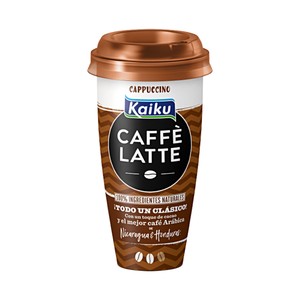 Imagen de KAIKU Bebida de café Arábica de Nicaragua y Honduras, con un toque de cacao Caffe latte capuccino 230 ml.