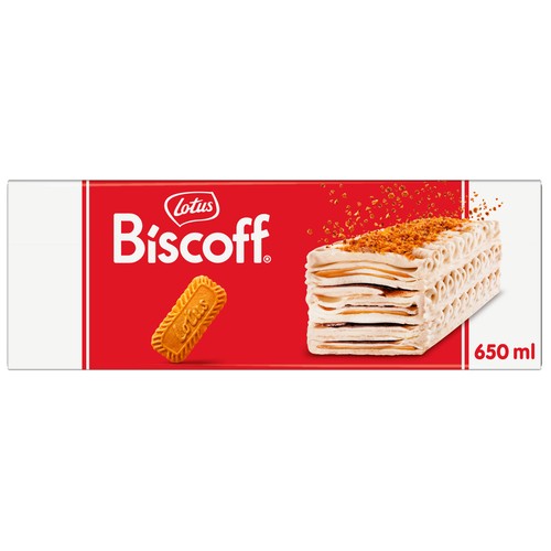 LOTUS Biscoff Tarta helada de nata y galletas caramelizadas 650 ml.
